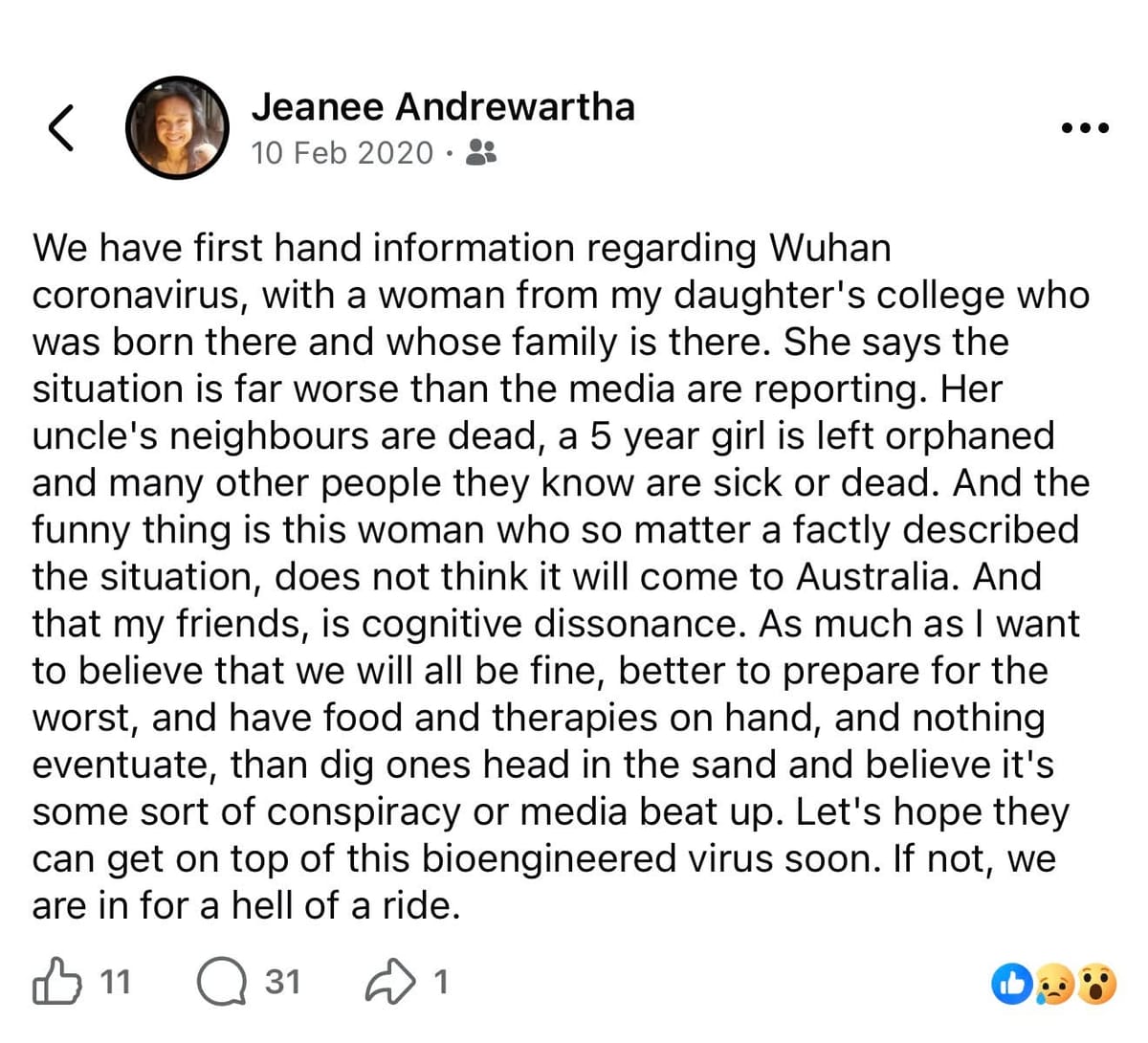 Excess death analysis