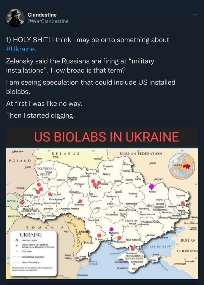 War on US Biolabs in the Ukraine